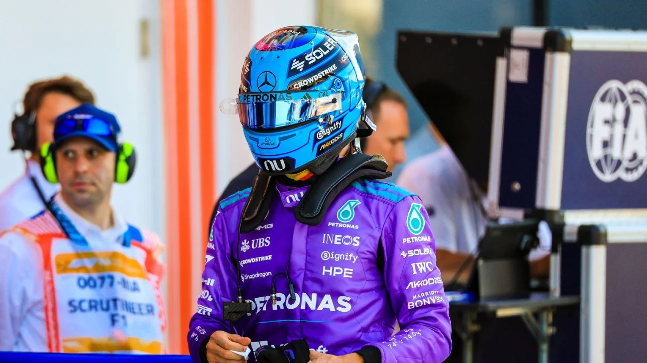 George Russell admits Miami mistake as Kimi Antonelli takes pole again