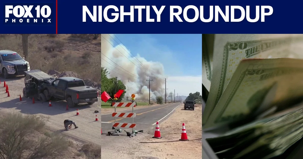 Hazen Fire burns 980 acres south of Buckeye as crews battle wind