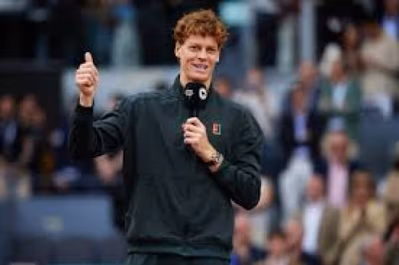 Jannik Sinner responds when asked if there's anyone on the ATP Tour who can beat him right now