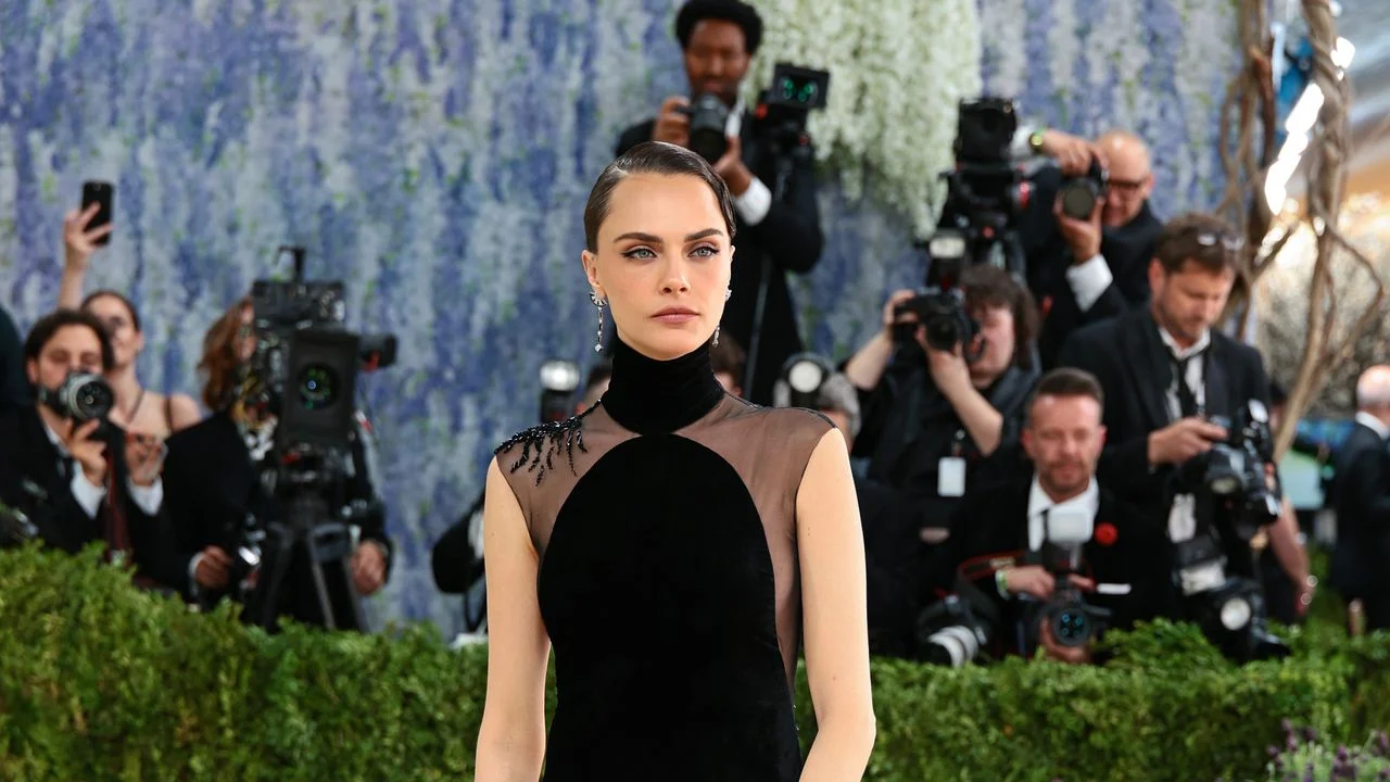 Cara Delevingne brings sheer-backed Ralph Lauren look to 2026 Met Gala