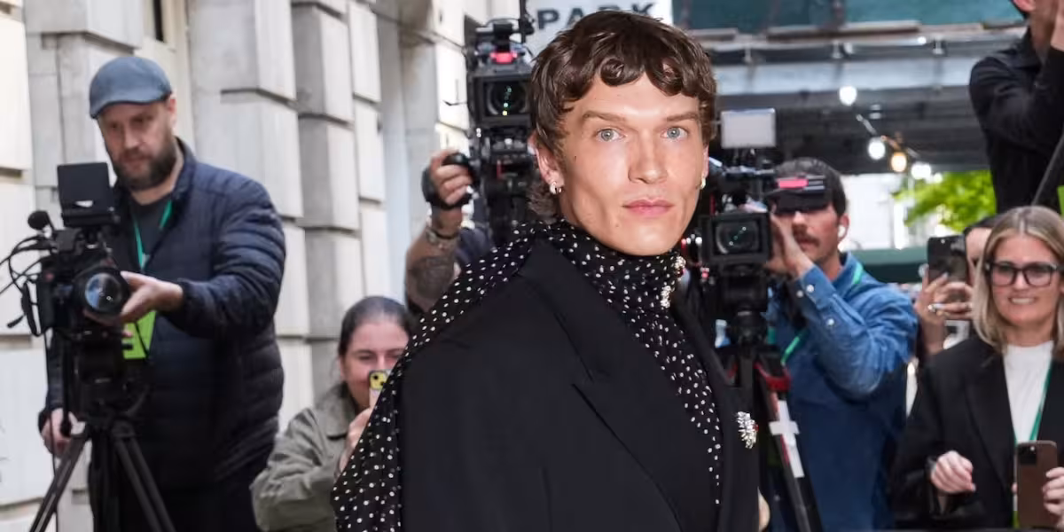 Connor Storrie Met Gala debut puts Heated Rivalry star in Saint Laurent