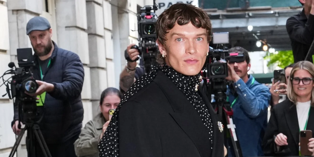 Connor Storrie Met Gala debut puts Heated Rivalry star in Saint Laurent