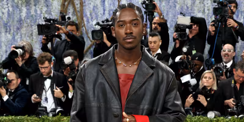 Damson Idris Wore a Gold Necklace He Designed Himself at the 2026 Met Gala
