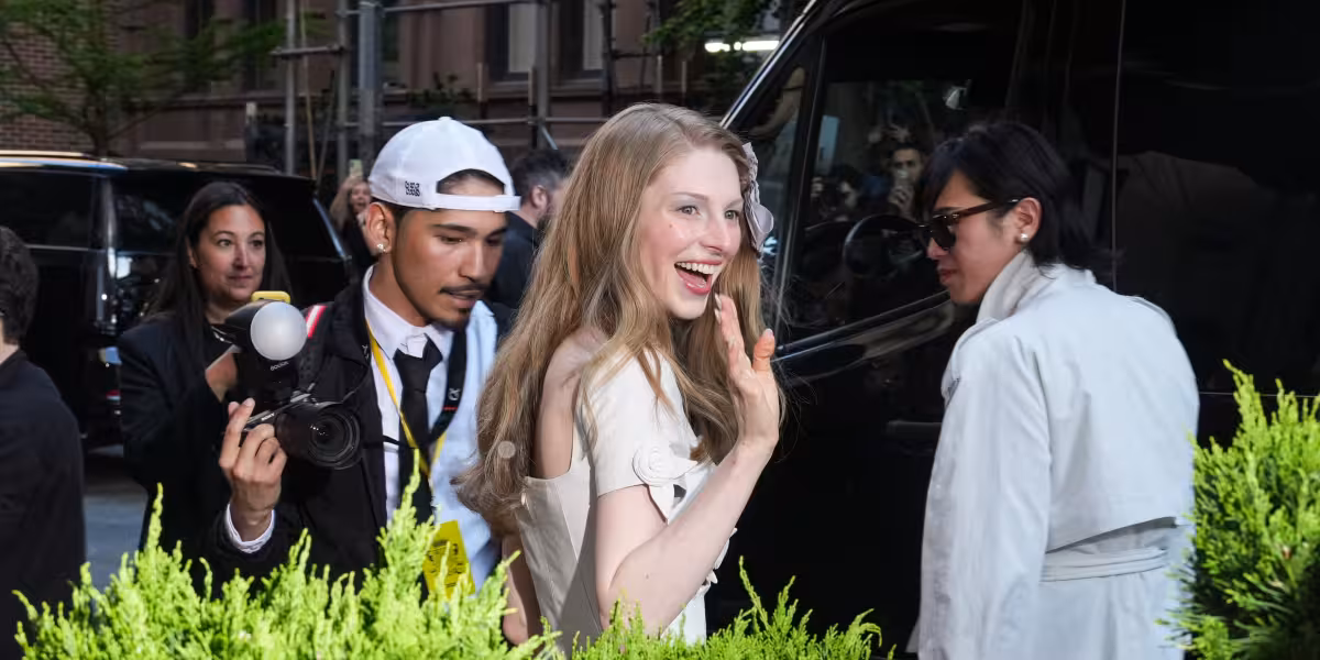 Hunter Schafer Met Gala look channels Mugler’s Angel Elixir mood