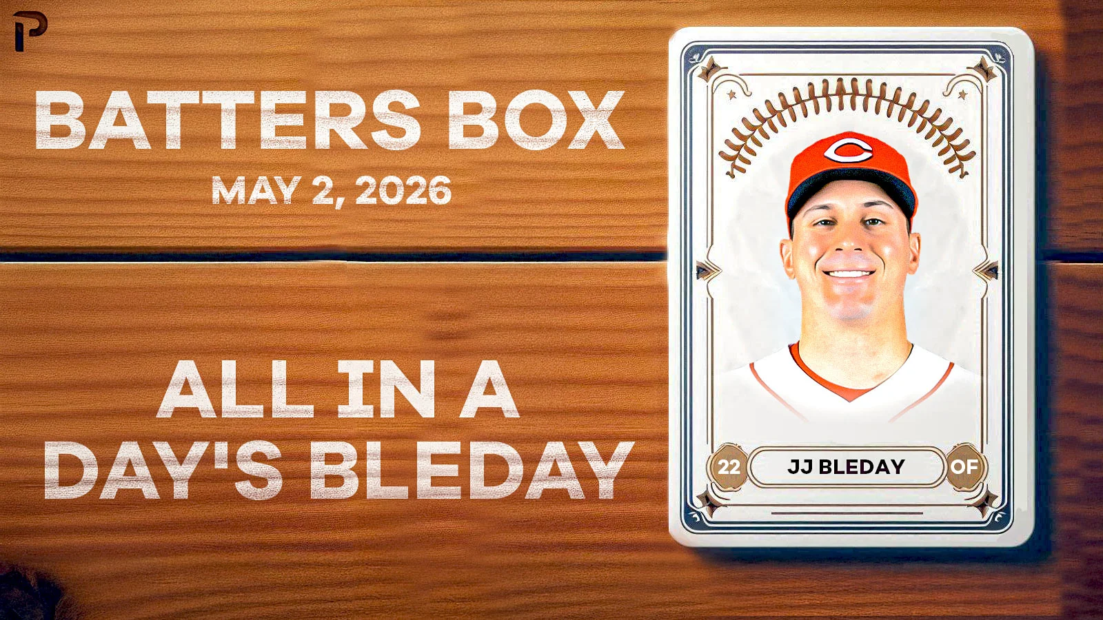 Jj Bleday powers Reds with two-hit day in 17-7 loss to Pirates
