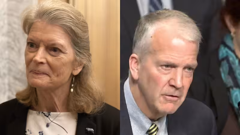 Murkowski asserts Congress's role in war, diverging from her Alaska colleague