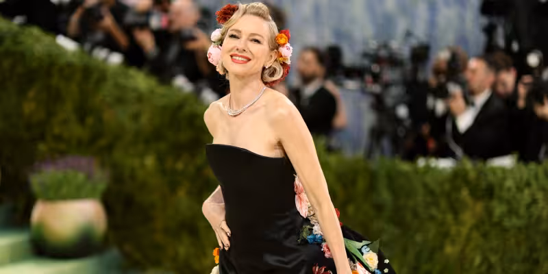 Naomi Watts Returns to the Met Gala Fresh Off Playing Jackie Kennedy in ‘Love Story’