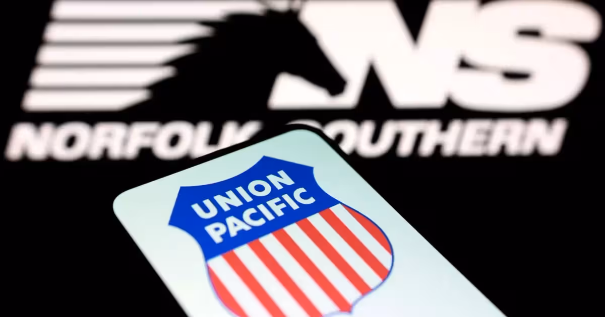 Pillen backs Union Pacific and Norfolk Southern Railway merger push