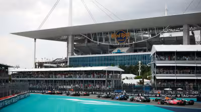 Tommy Hilfiger may be absent, but Miami Grand Prix brands are everywhere
