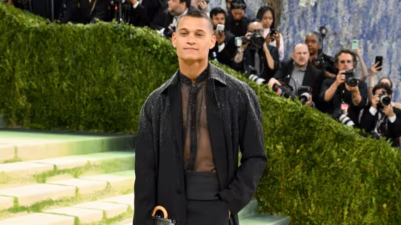 Tyriq Withers Wore His Most “Vulnerable” Look Yet With a Sheer Top at Met Gala 2026