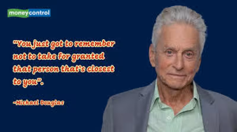 Quote of the day by Wall Street actor, Michael Douglas, "You just got to remember not to...