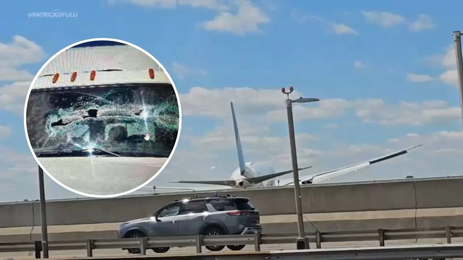 NTSB probes Newark Plane incident after United jet clipped turnpike light pole