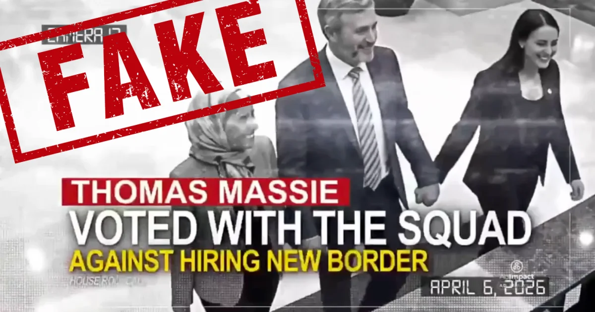 Thomas Massie hit by AI ad as Kentucky GOP primary turns nasty