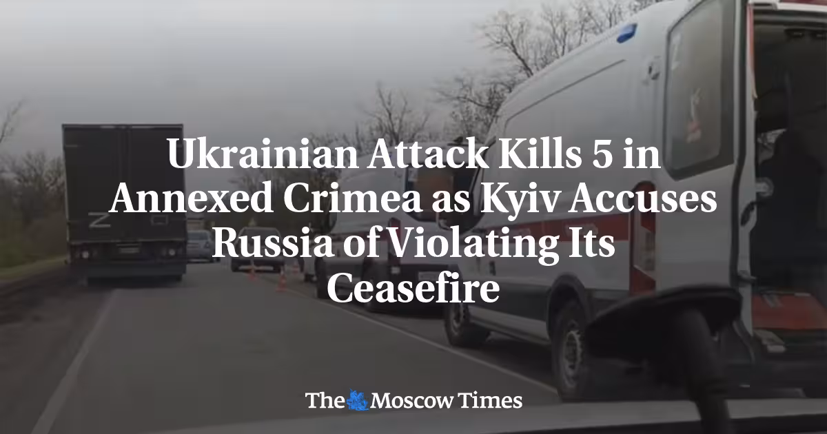 Crimea drones reportedly strike FSB building in Armiansk overnight