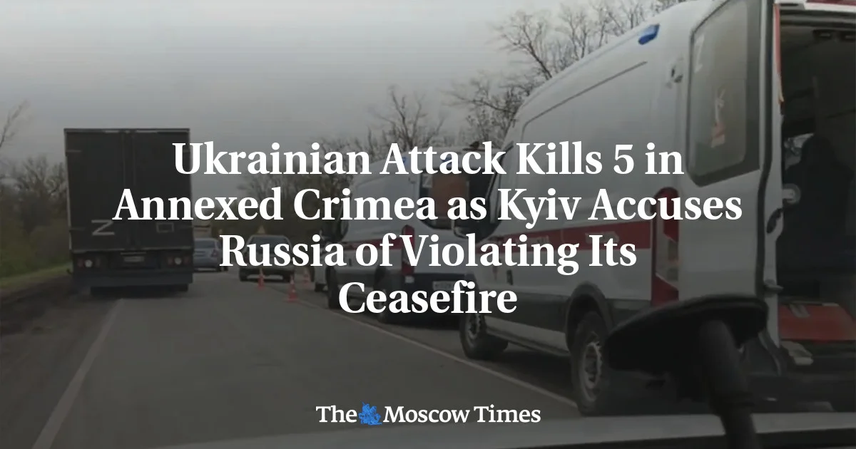 Crimea drones reportedly strike FSB building in Armiansk overnight