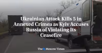 Crimea drones reportedly strike FSB building in Armiansk overnight