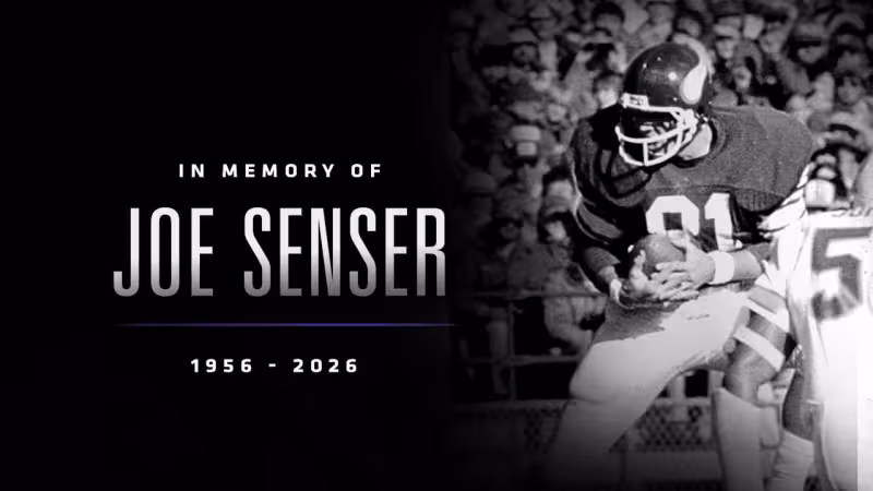 Vikings Mourn Passing of Former TE & Broadcaster Joe Senser