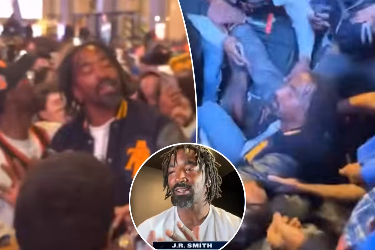 Jr Smith in Knicks crowd draws Draymond Green warning after Game 1