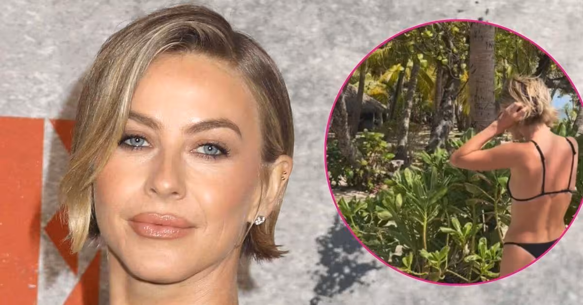 Julianne Hough shares Fiji getaway photos, from beach walks to ice bath