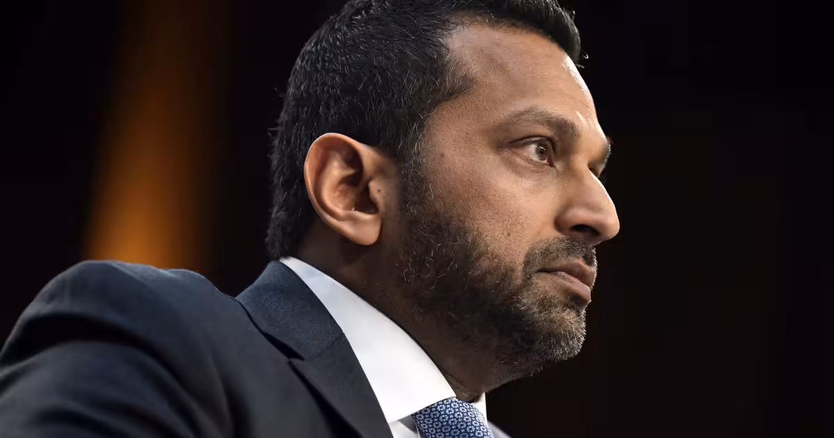 Kash Patel Bourbon: FBI chief’s branded bottles draw fresh scrutiny