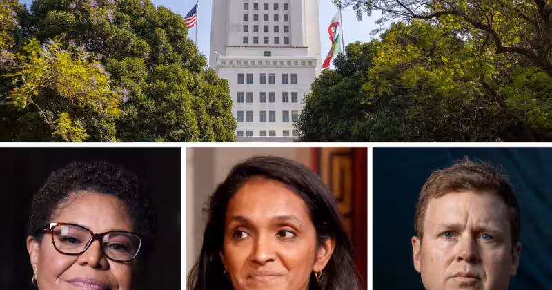 Karen Bass faces challengers Nithya Raman and Spencer Pratt in mayoral debate
