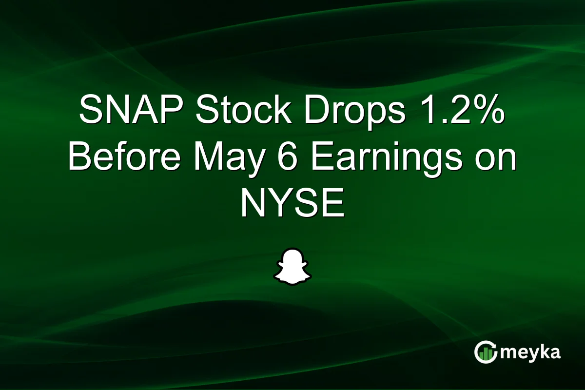 Snap Stock slips 1.2% before earnings as Wall Street waits for Q1 report