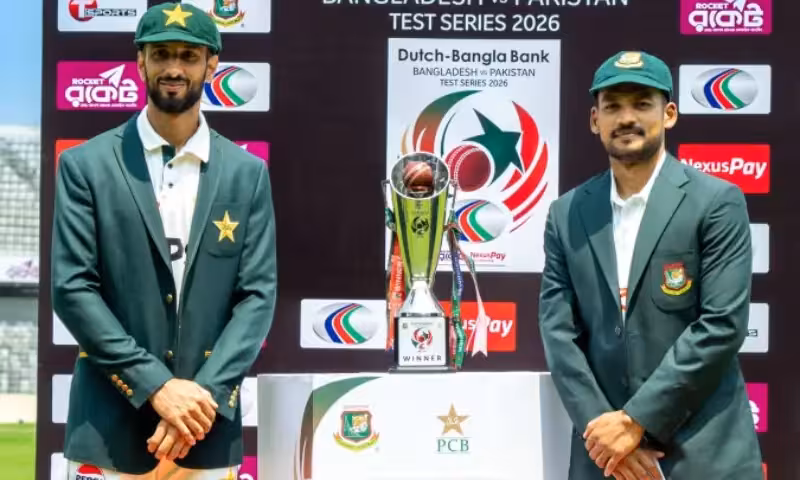 Masood expresses confidence in bowling as Pakistan set to face Bangladesh in first Test tomorrow
