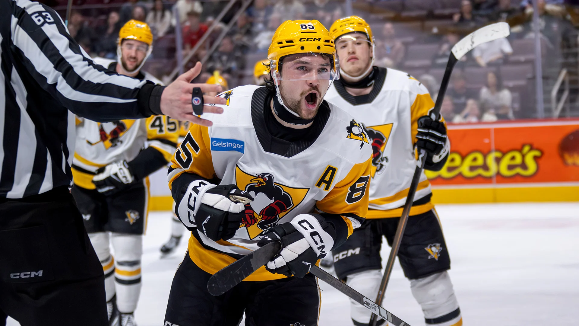 Rutger McGroarty lifts Penguins past Hershey Bears in Game 3 overtime