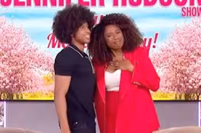 Jennifer Hudson gets emotional as son David surprises her with Mother’s Day cake