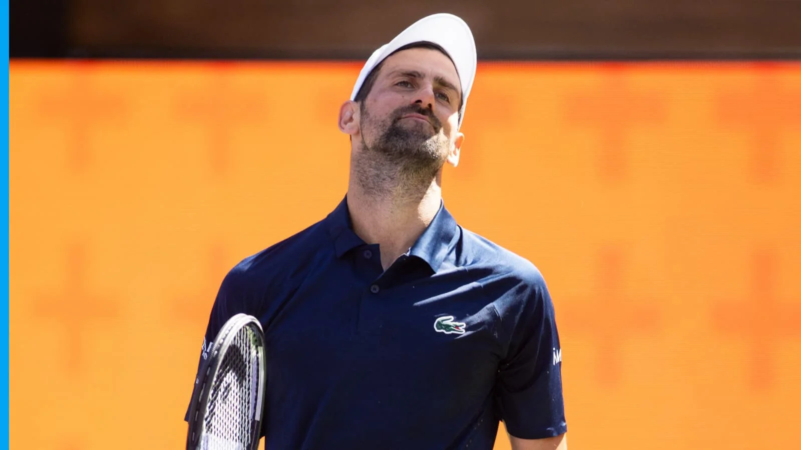 Novak Djokovic loses practice set to Arthur Fils before Italian Open
