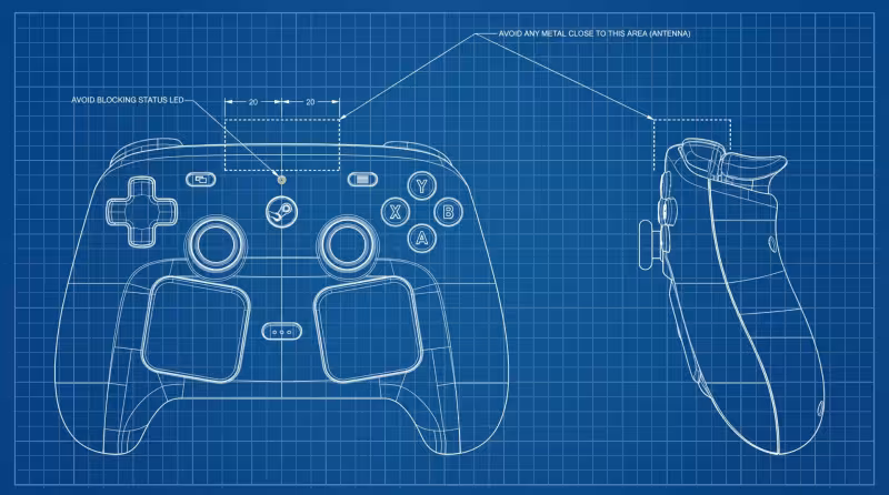 Steam Controller Reservation: Valve releases full CAD files for modders