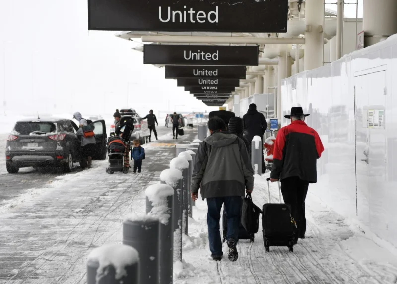 Denver Airport among seven airports in United snowstorm travel alert