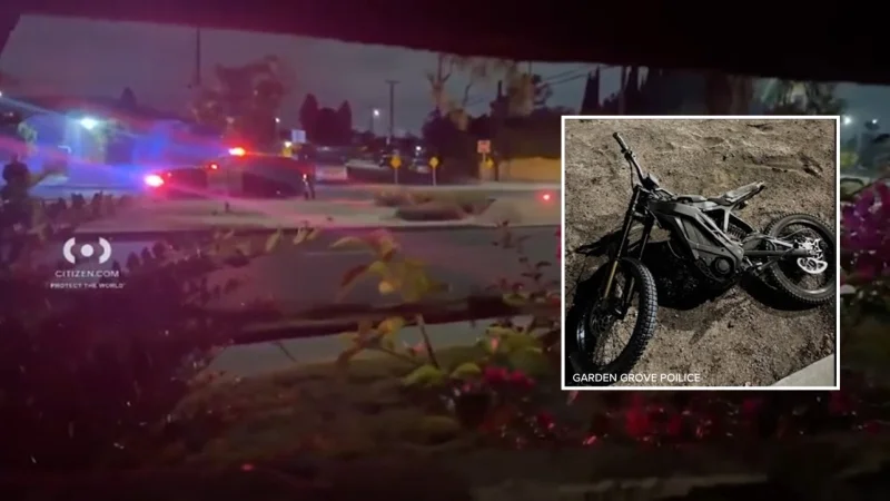 Orange County boy dies after off-highway e-motorcycle crash in Garden Grove