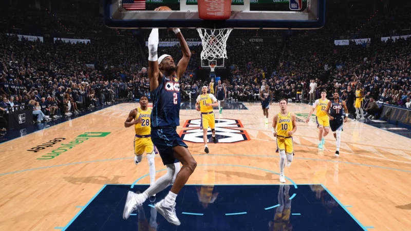 What Channel Is The Nba Game On Tonight? Thunder, Lakers Game 3 Set for ABC