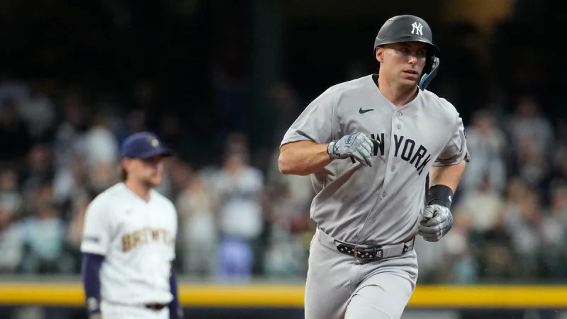 Jake Bauers homers, Brewers shut out Yankees 6-0 at American Family Field