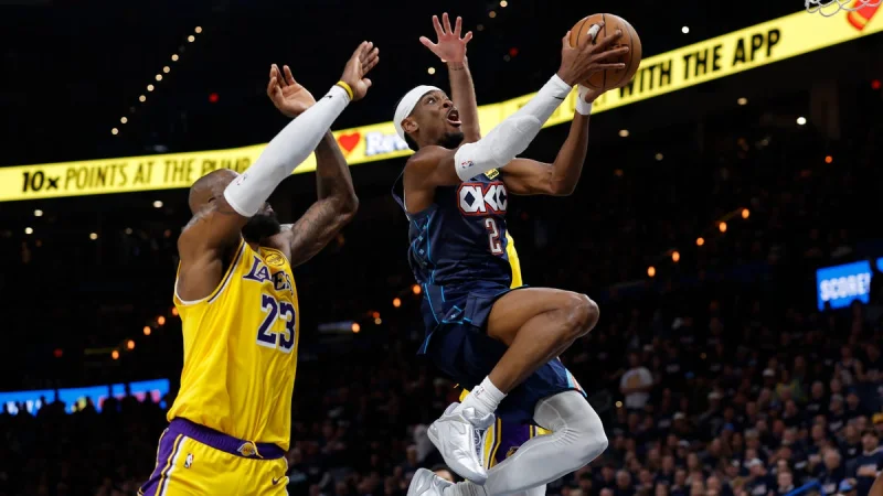 Thunder - Lakers Game 3: Oklahoma City leads 2-0 into Los Angeles