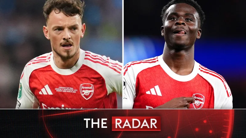 Ben White: Saka fires Arsenal into first Champions League final in 20 years