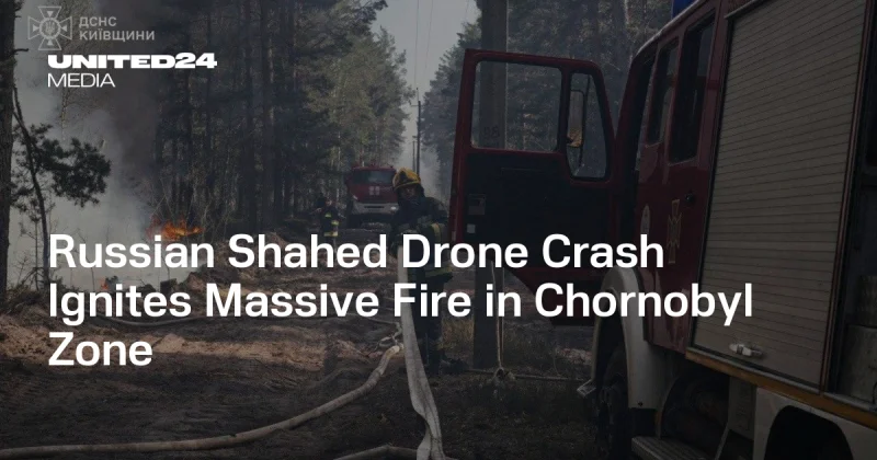 Chernobyl Fire Burns Inside Exclusion Zone After Drones Crash Nearby