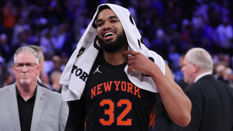 Knicks overwhelm 76ers 108-94 to move one win from Eastern Conference Finals