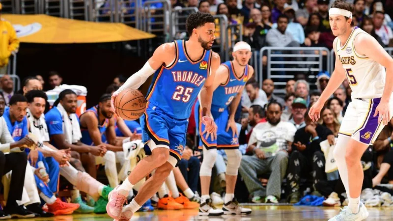Nba Playoffs 2026: Ajay Mitchell lifts Thunder past Lakers in Game 3
