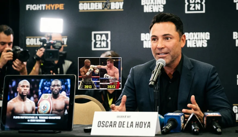 Oscar De La Hoya says Floyd Mayweather was technically superior to Crawford