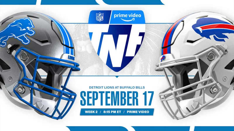 Bills Schedule 2026: Lions to visit Buffalo in Week 2 on TNF