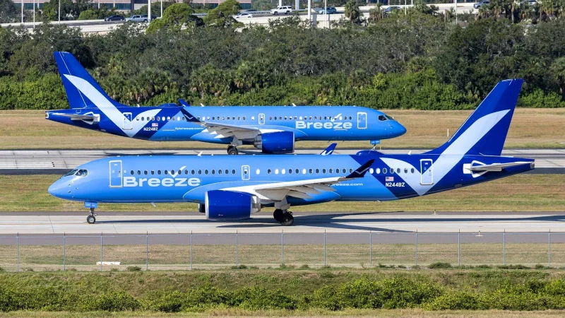 Breeze Airways International Routes 2026 expand fast with five new markets