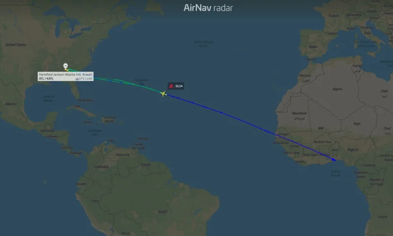 Delta Flight Returns To Atlanta After Operational Issue On Lagos Run