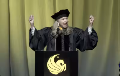 UCF Graduation Speech on AI Draws Boos, Cheers and a Viral Clip