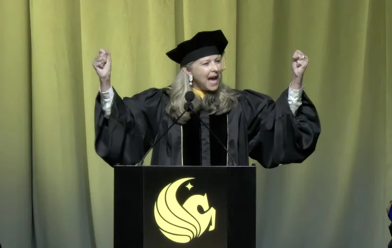 UCF Graduation Speech on AI Draws Boos, Cheers and a Viral Clip