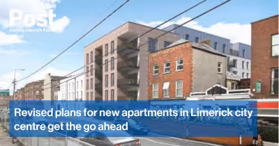 Limerick city centre gets green light for 76 apartments on Catherine Street