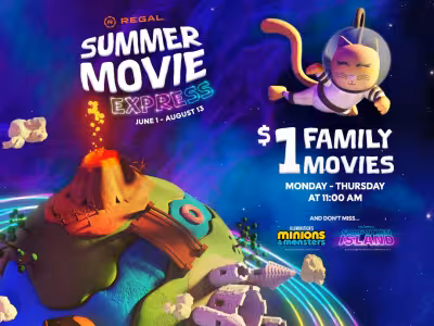 Regal Summer Movie Express 2026 returns June 1 with $1 tickets