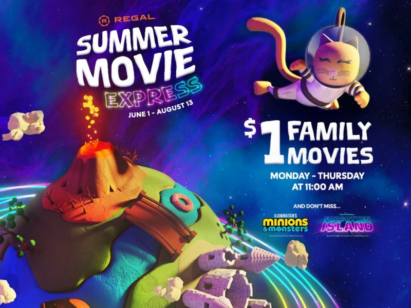 Regal Summer Movie Express 2026 returns June 1 with $1 tickets