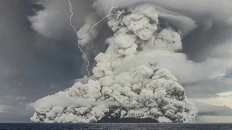 Volcano plume may have helped scrub methane after Tonga eruption